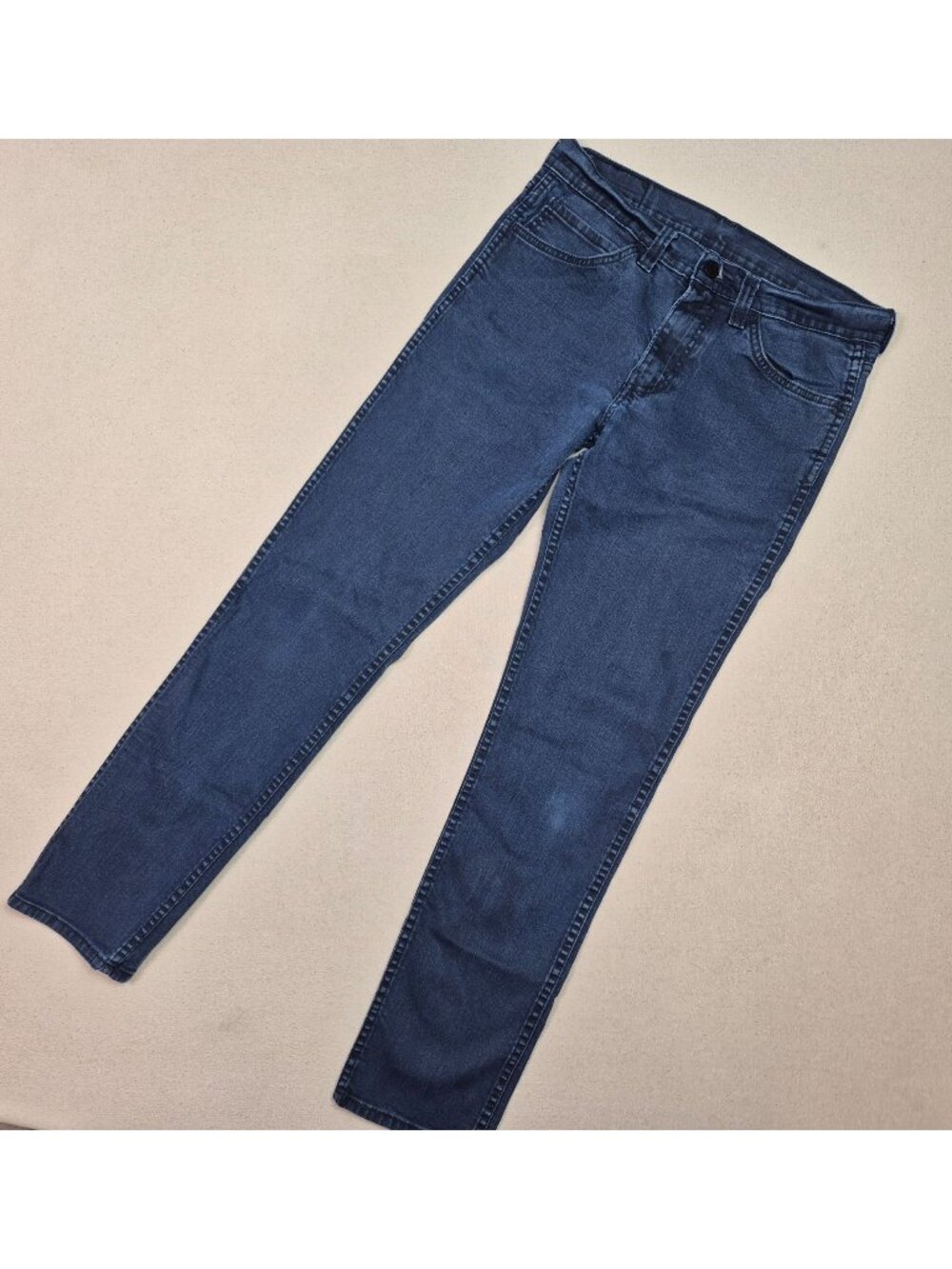 Levi's 511 Men's Black Tag Wide Leg Straight Dark Wash Blue Jeans Sz 31/32